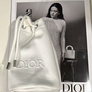 Dior drawstring bag
